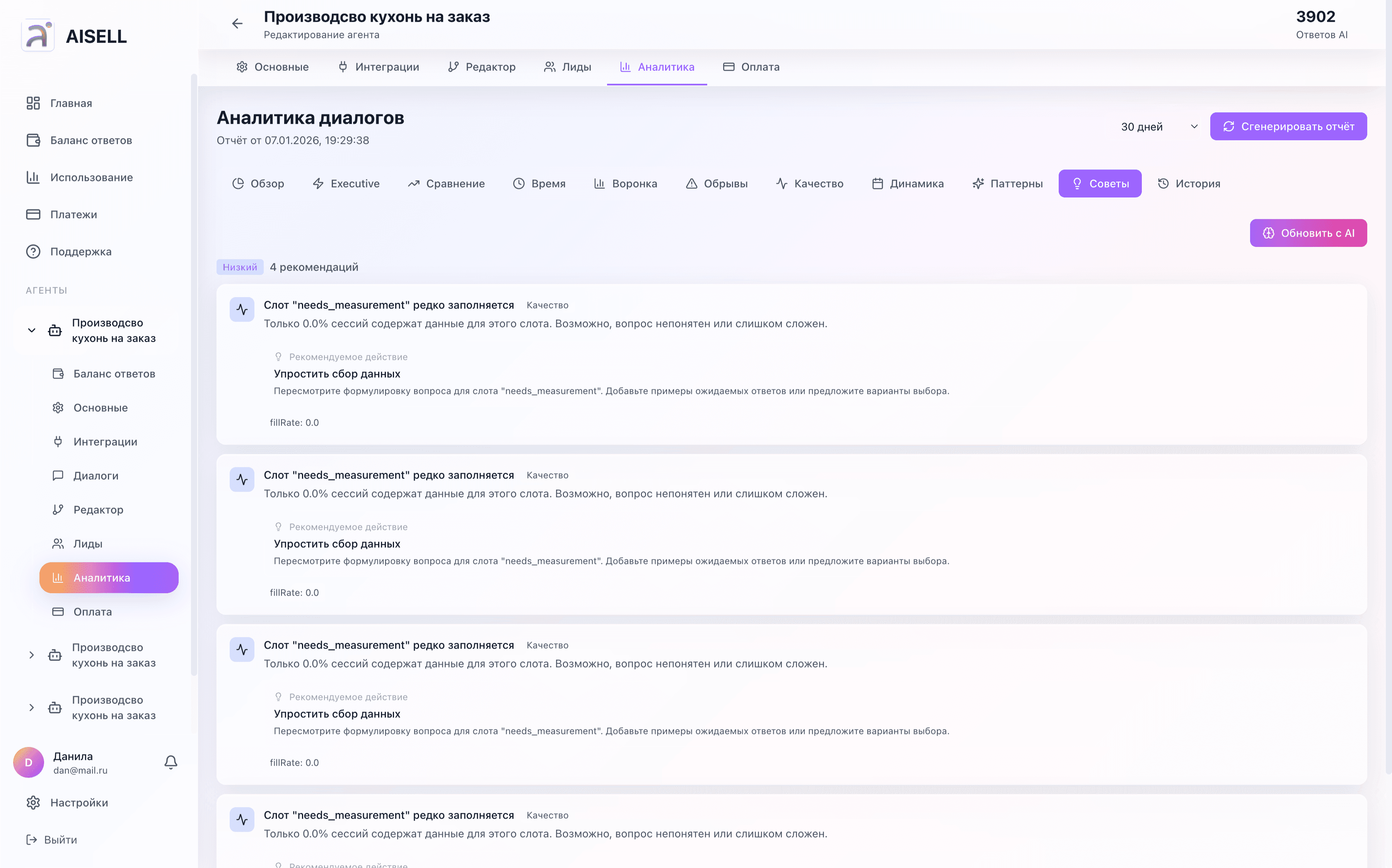 AI-рекомендации